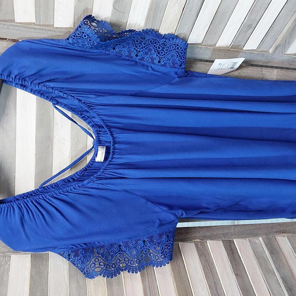 Stylish Lace Sleeve Top | 89th + Madison | 3x